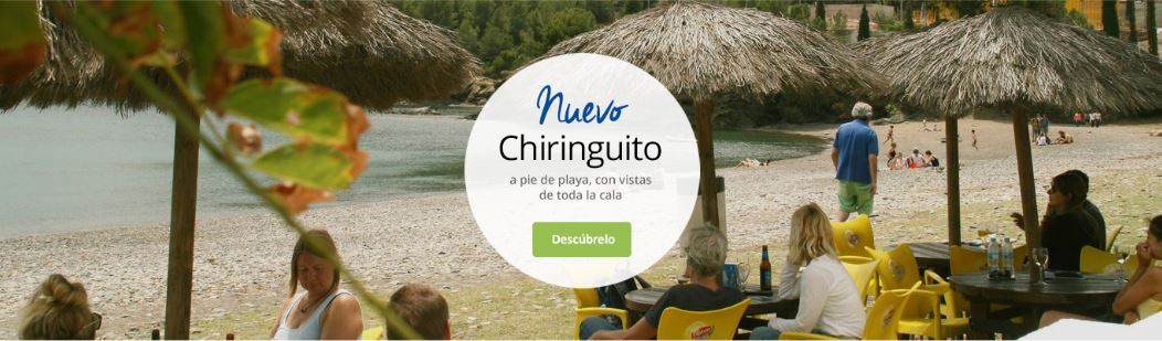 Chiringuito Cala montjoi Costa brava