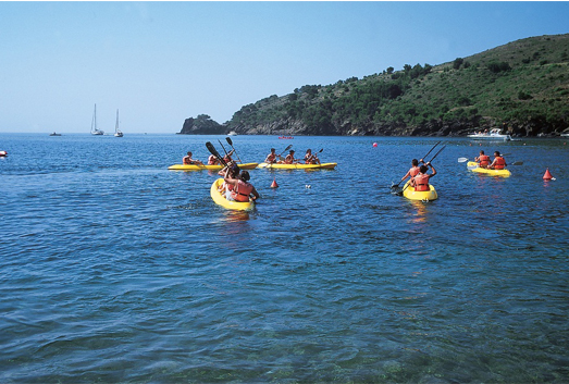 kayak actividades Cala Montjoi