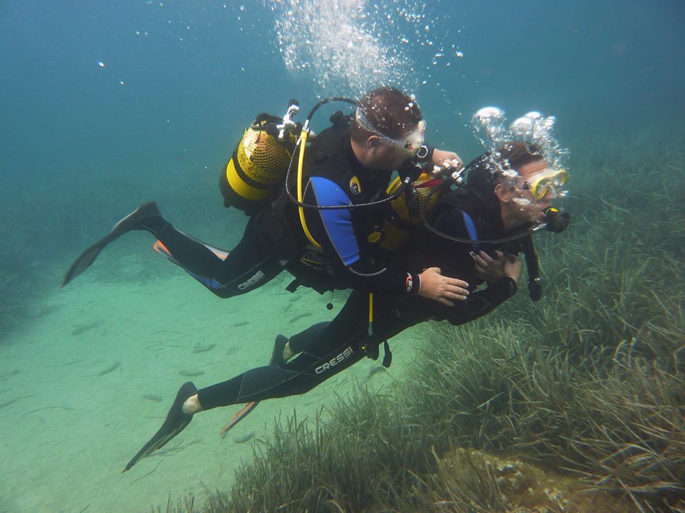 Bautizo Centro Submarinismo Cala Montjoi Cap de Creus